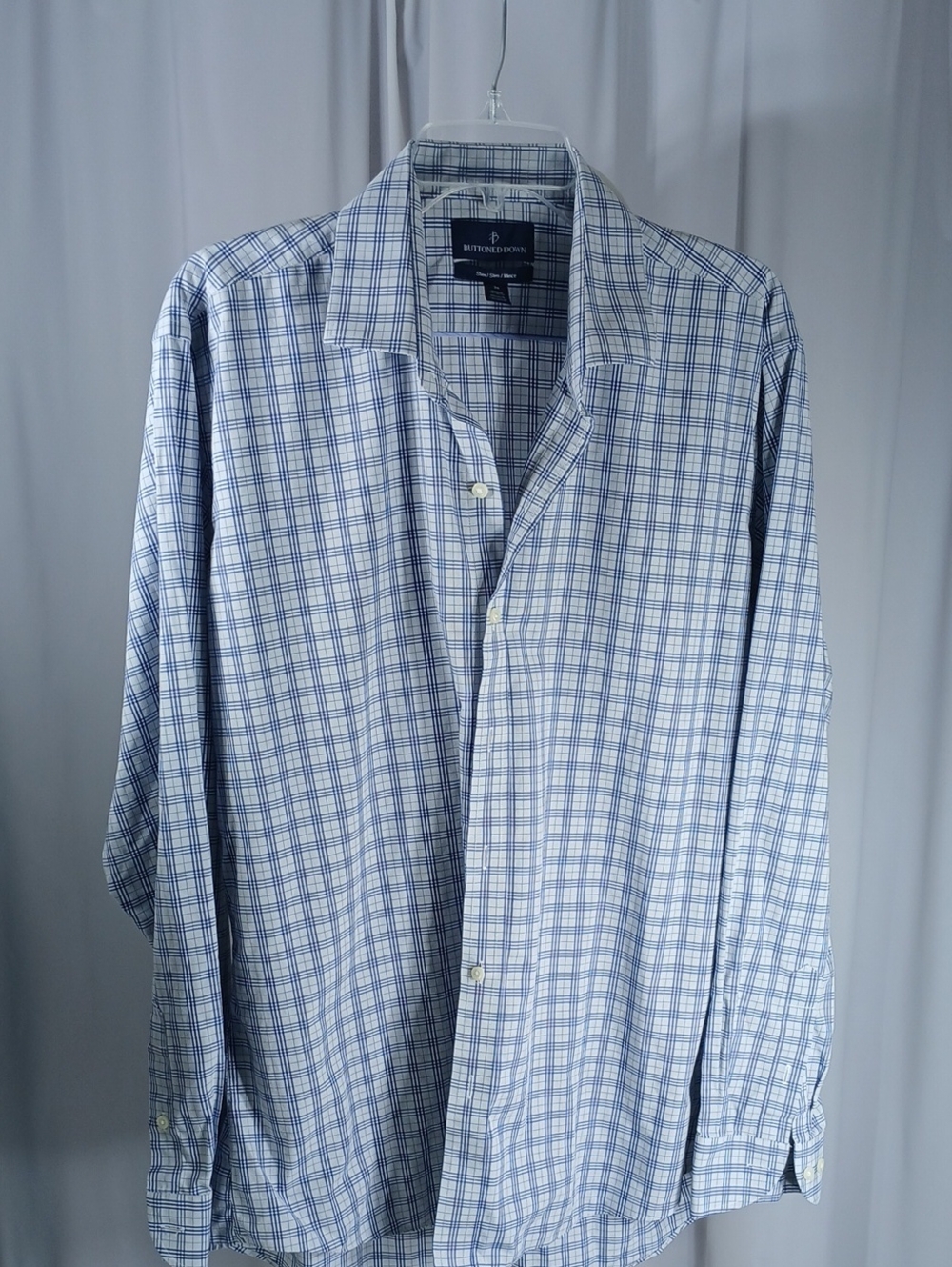 Blue Check Dress Shirt by